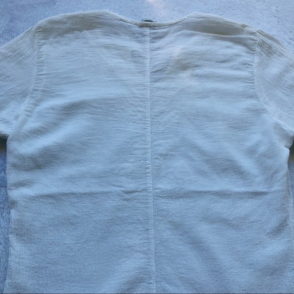 La Cotonniere, Embroidered Peasant Blouse, Size Medium - Picture 12 of 15